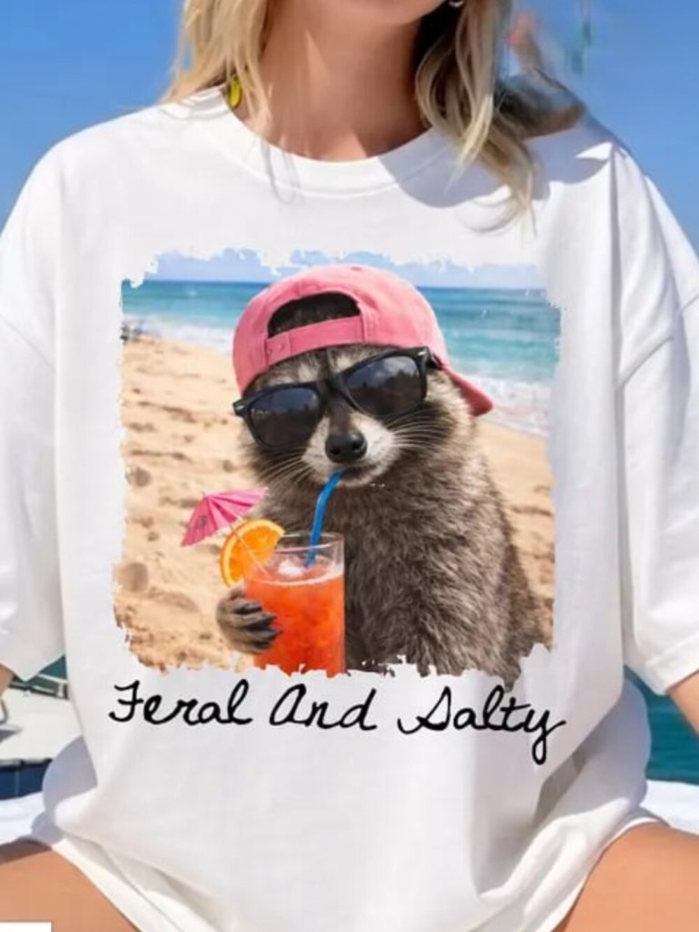 Funny Beach Shirt, Salty Summer Tee, Coastal Beach Shirt
